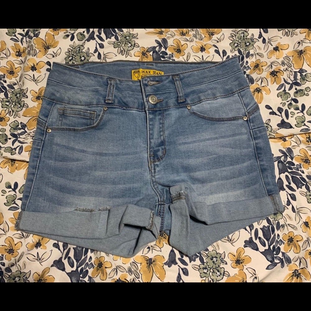 Wax Jean Shorts
